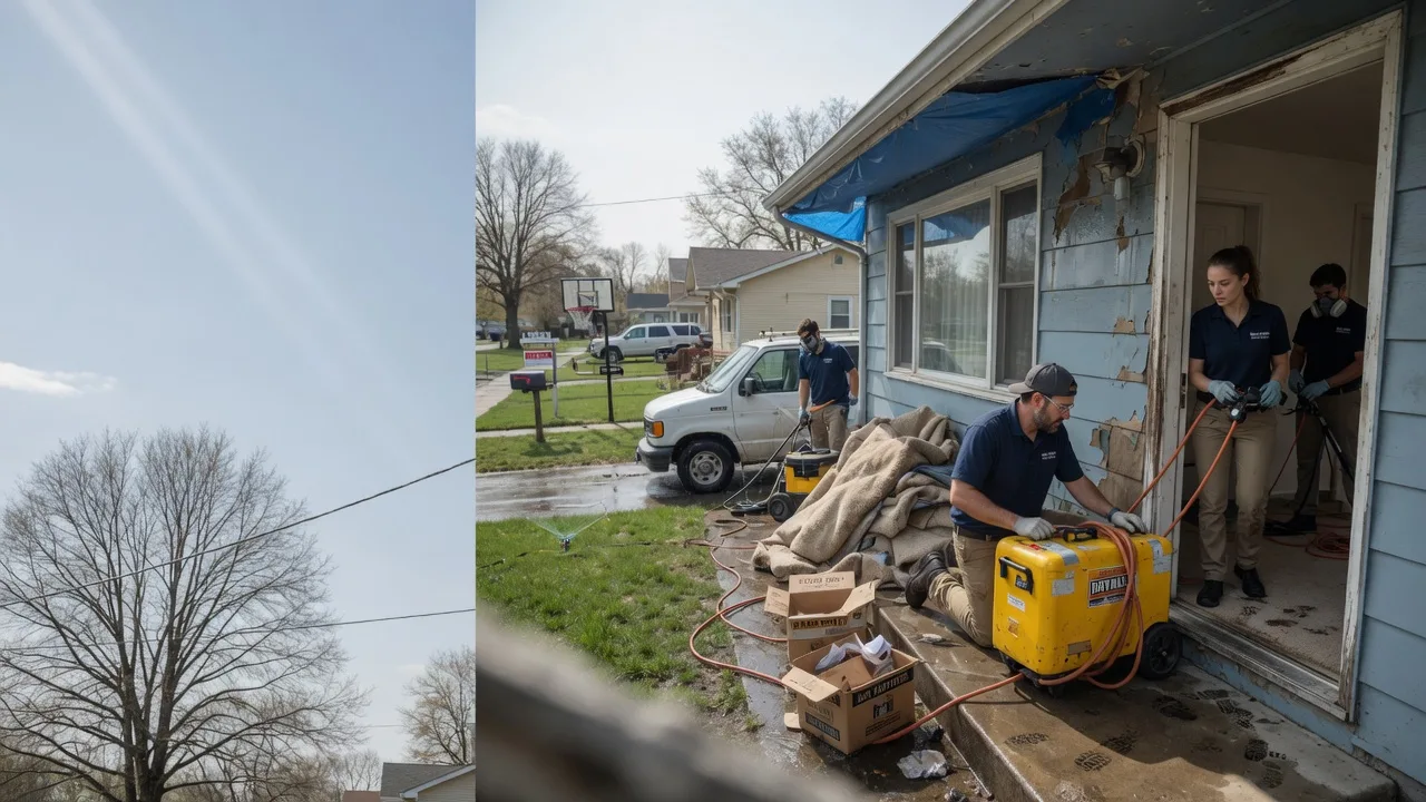 Basement Flood Cleanup in Rush Springs, OK near me